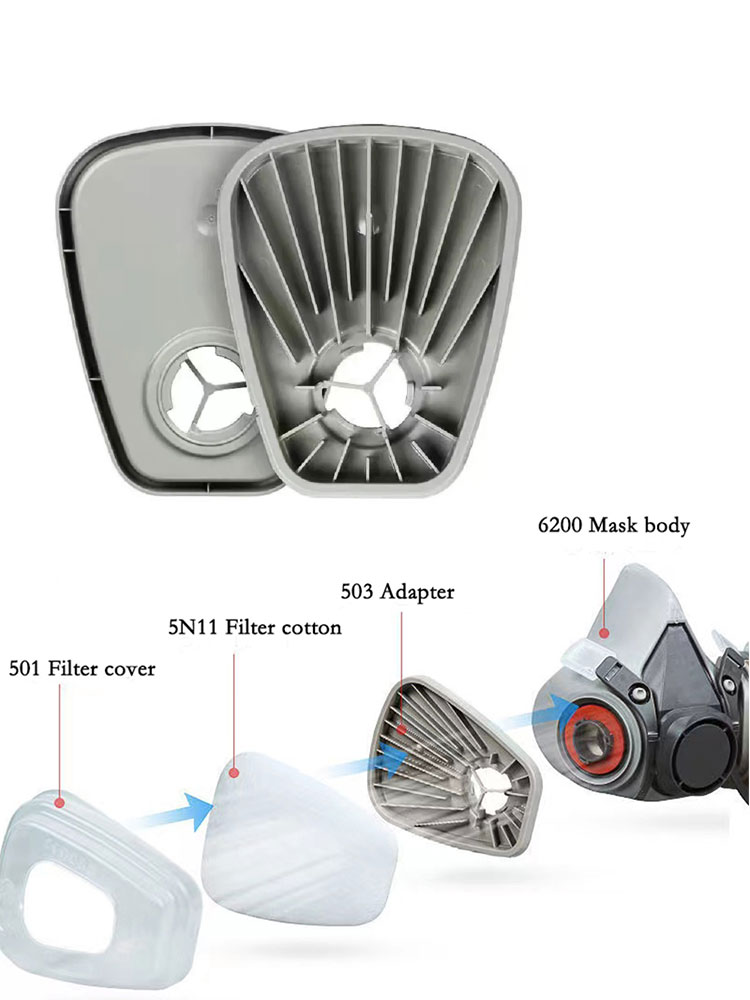 6200 Toz Gaz Maskesi Yarım Yüz - Dust Mask Construction incelemesi ve fiyatı