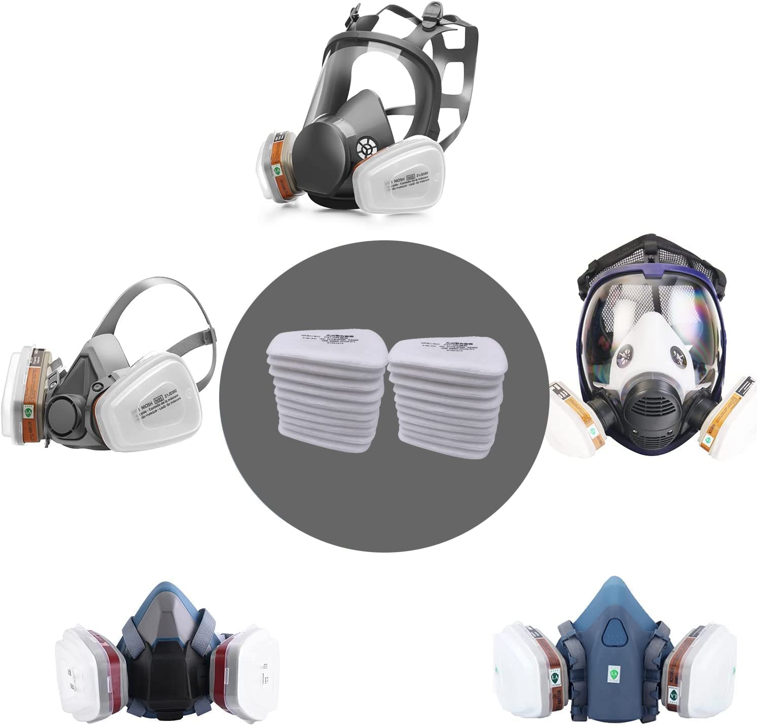 6001/6200/7502/6800 kimyasal g - Anti Pollution Mask incelemesi ve fiyatı