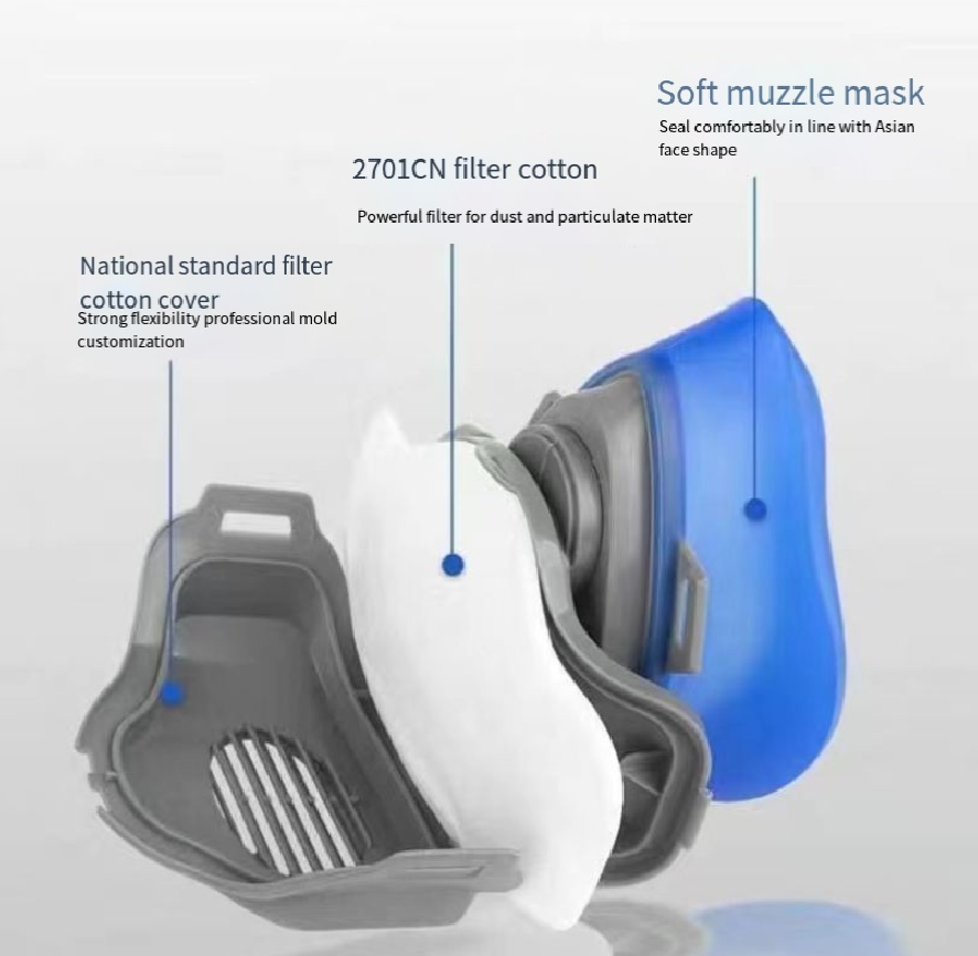 Toz geçirmez3200silika jel Yar - Dust Mask Construction incelemesi ve fiyatı