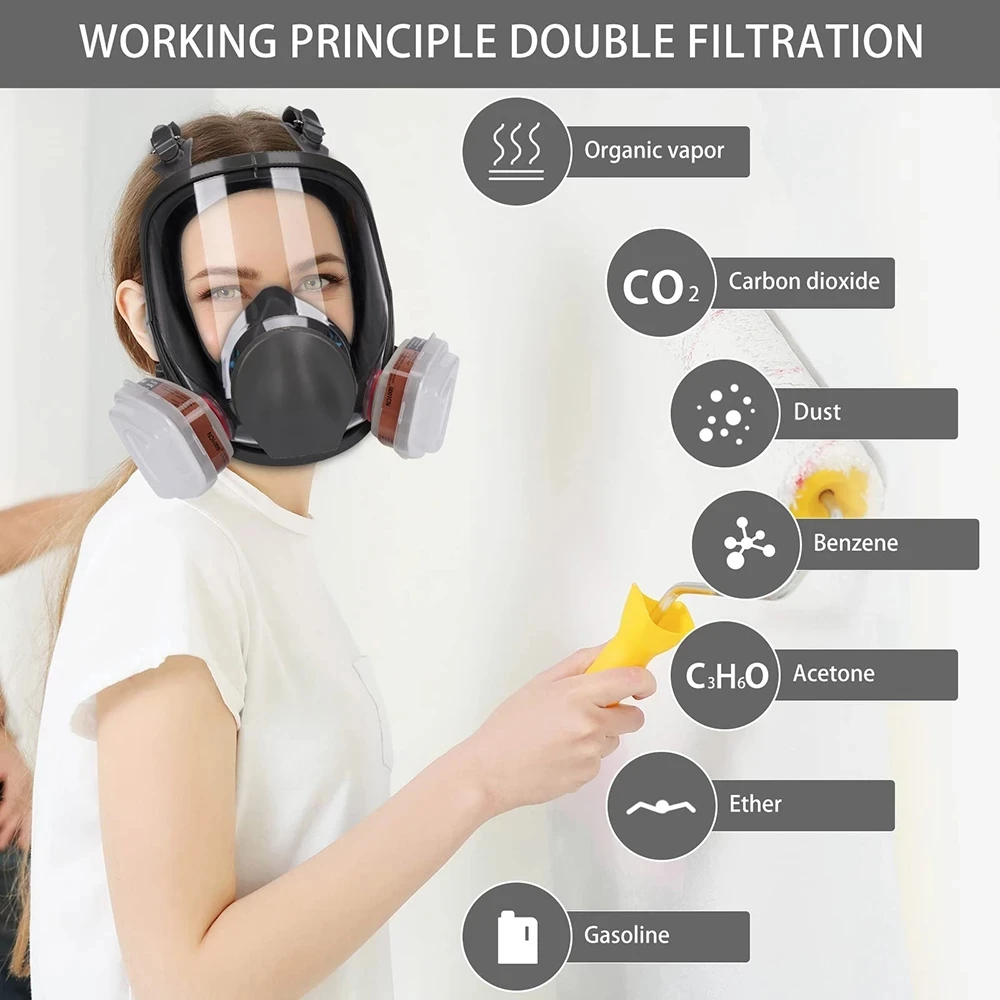 6800 Endüstriyel Boyama Püskür - Dust Mask Construction incelemesi ve fiyatı